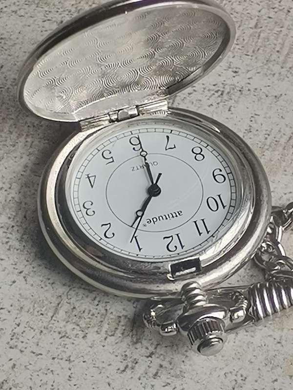 SET OF MENS POCKET WATCHES IN EXCELLENT WORKING CONDITION - BIDDING FOR BOTH
