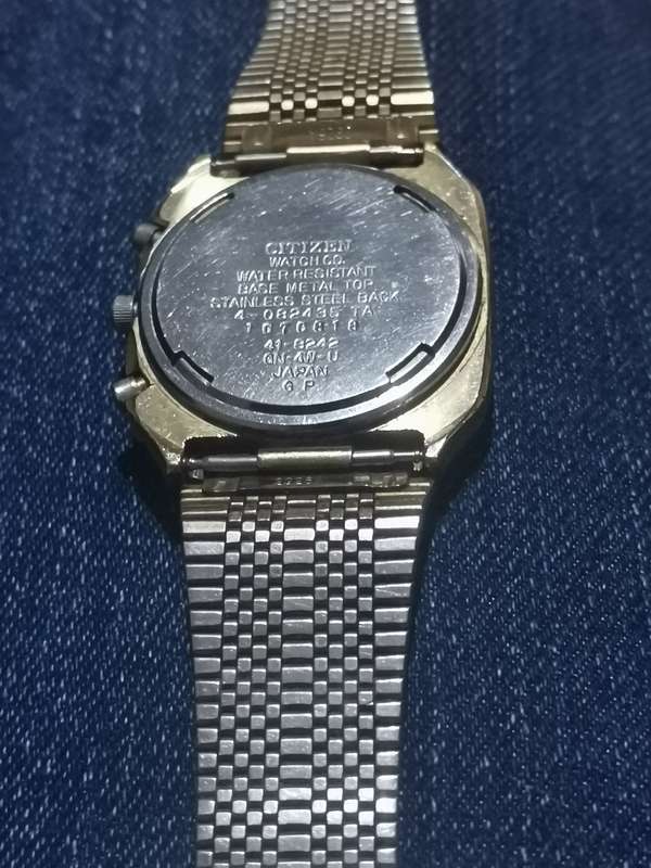 MENS CITIZEN CHRONOGRAPH ANALOG/DIGITAL WATCH IN EXCELLENT WORKING CONDITION
