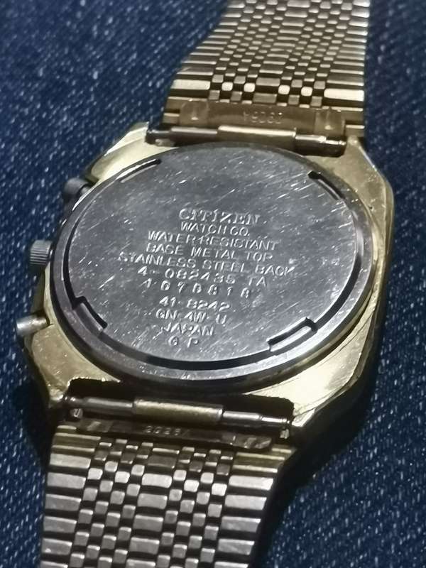 MENS CITIZEN CHRONOGRAPH ANALOG/DIGITAL WATCH IN EXCELLENT WORKING CONDITION