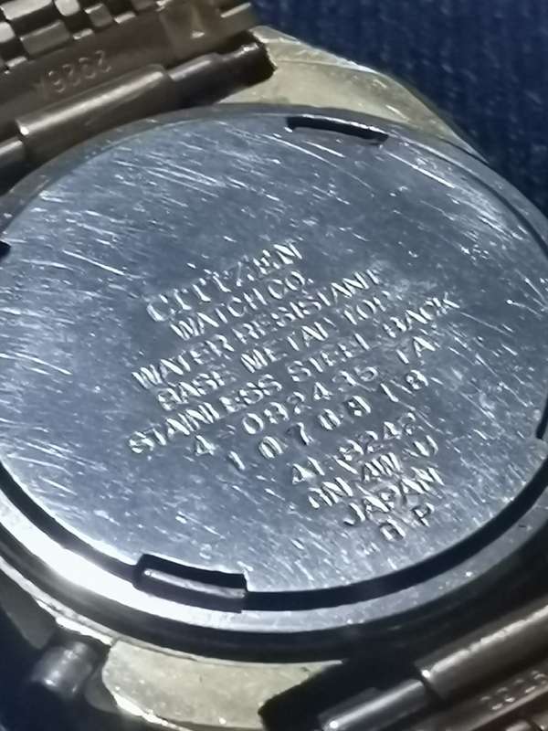 MENS CITIZEN CHRONOGRAPH ANALOG/DIGITAL WATCH IN EXCELLENT WORKING CONDITION
