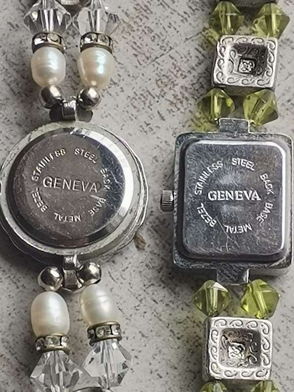 STUNNING GENEVE WATCH SET IN EXCELLENT WORKING CONDITION