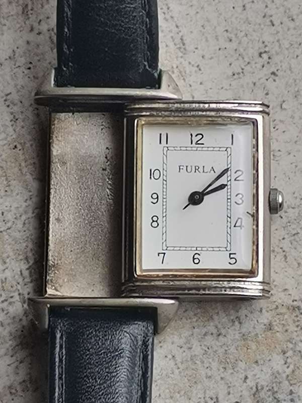 FURLA LADIES REVERSABLE WATCH IN EXCELLENT WORKING CONDITION