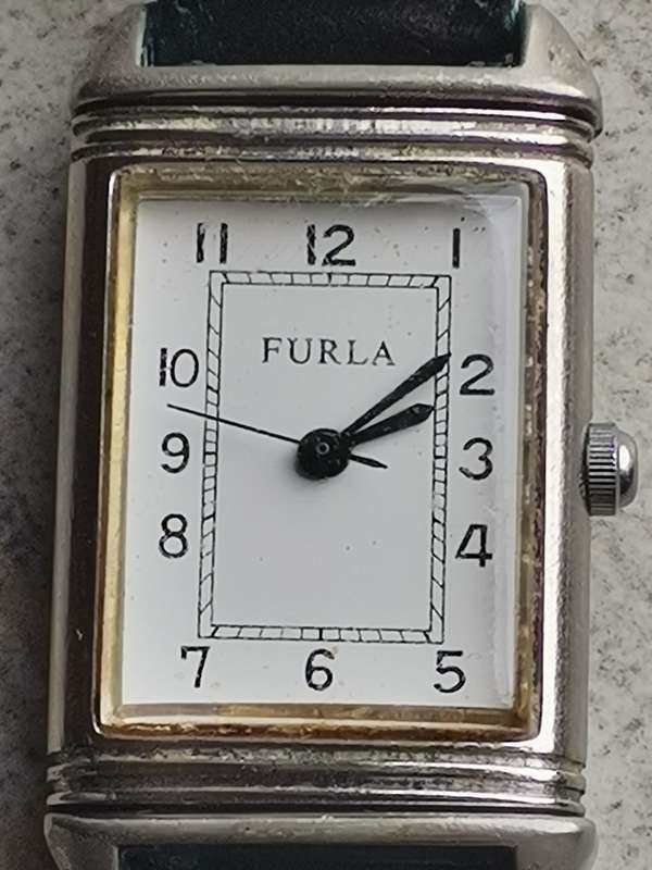 FURLA LADIES REVERSABLE WATCH IN EXCELLENT WORKING CONDITION