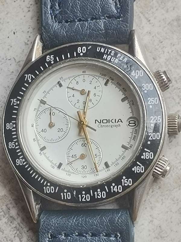 NOKIA CHRONOGRAPH MENS WATCH IN EXCELLENT WORKING CONDITION
