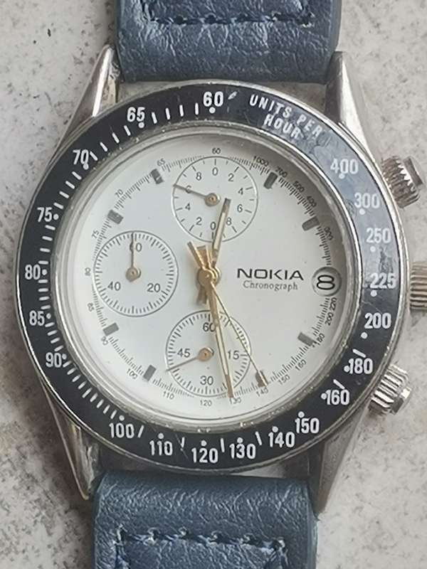 NOKIA CHRONOGRAPH MENS WATCH IN EXCELLENT WORKING CONDITION