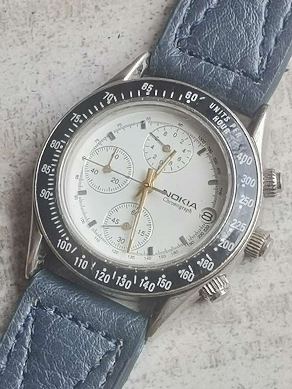 NOKIA CHRONOGRAPH MENS WATCH IN EXCELLENT WORKING CONDITION