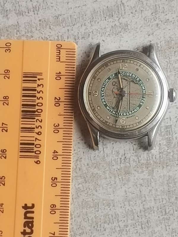 VINTAGE MENS ERNEST BOREL SWISS MADE AUTOMATIC WATCH - NOT WORKING REQUIRES SERVICE OR REPAIR