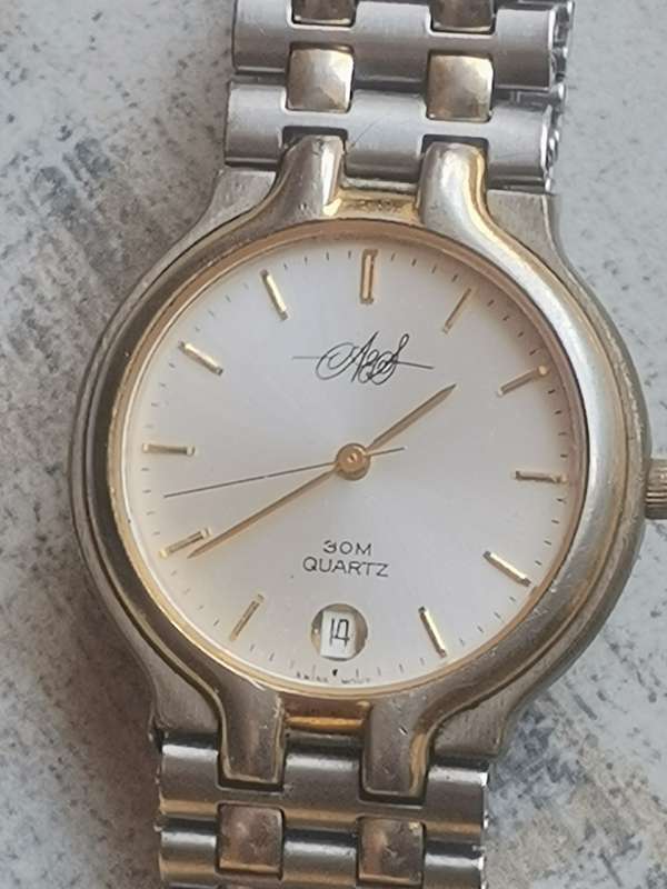 VINTAGE A&S MENS SWISS WATCH IN EXCELLENT WORKING CONDITION