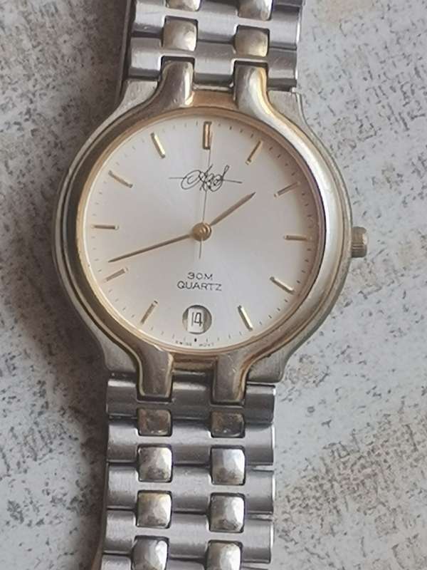 VINTAGE A&S MENS SWISS WATCH IN EXCELLENT WORKING CONDITION