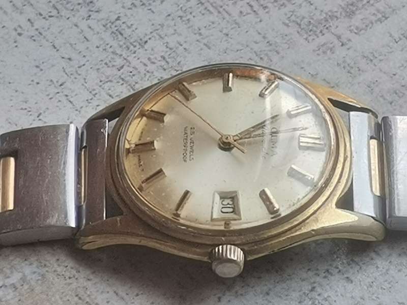 VINTAGE MENS OLMA AUTOMATIC WATCH WORKING