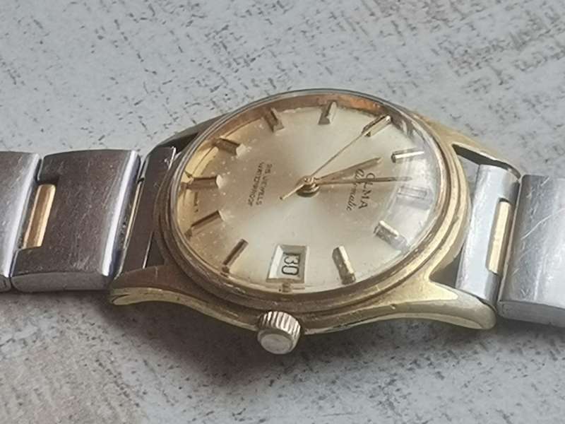 VINTAGE MENS OLMA AUTOMATIC WATCH WORKING