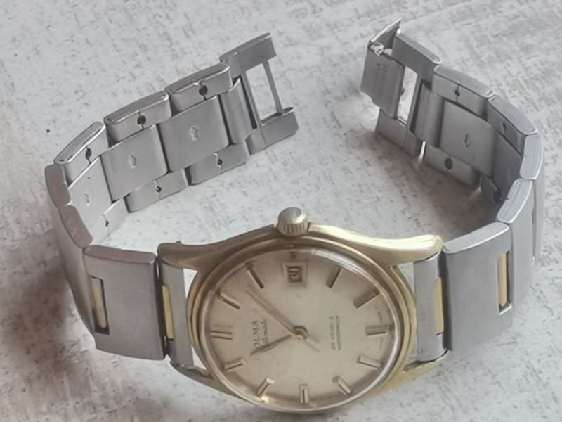VINTAGE MENS OLMA AUTOMATIC WATCH WORKING