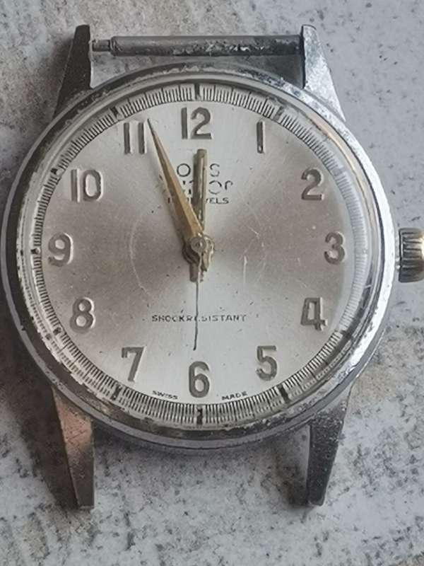 MENS VINTAGE ORIS JUNIOR 17 JEWELS MECHANICAL WATCH - WORKS