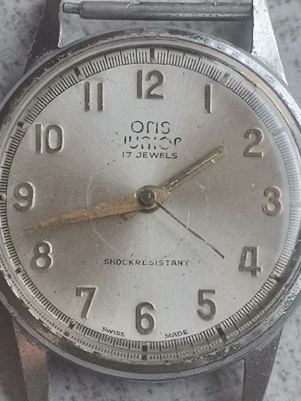 MENS VINTAGE ORIS JUNIOR 17 JEWELS MECHANICAL WATCH - WORKS