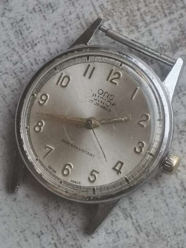MENS VINTAGE ORIS JUNIOR 17 JEWELS MECHANICAL WATCH - WORKS