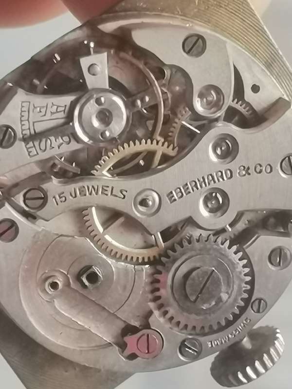 VINTAGE EBENHARD & CO. MENS SWISS MADE GOLD FILLED WATCH