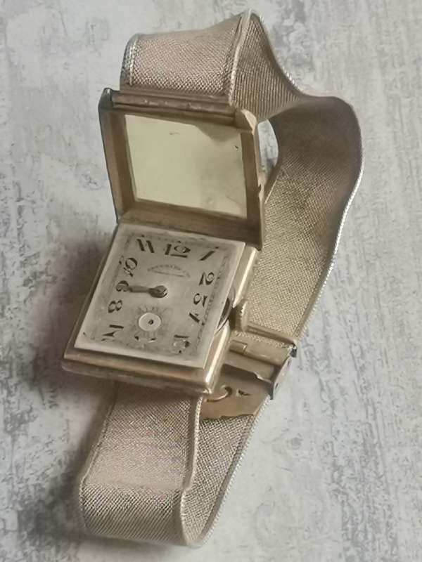 VINTAGE EBENHARD & CO. MENS SWISS MADE GOLD FILLED WATCH