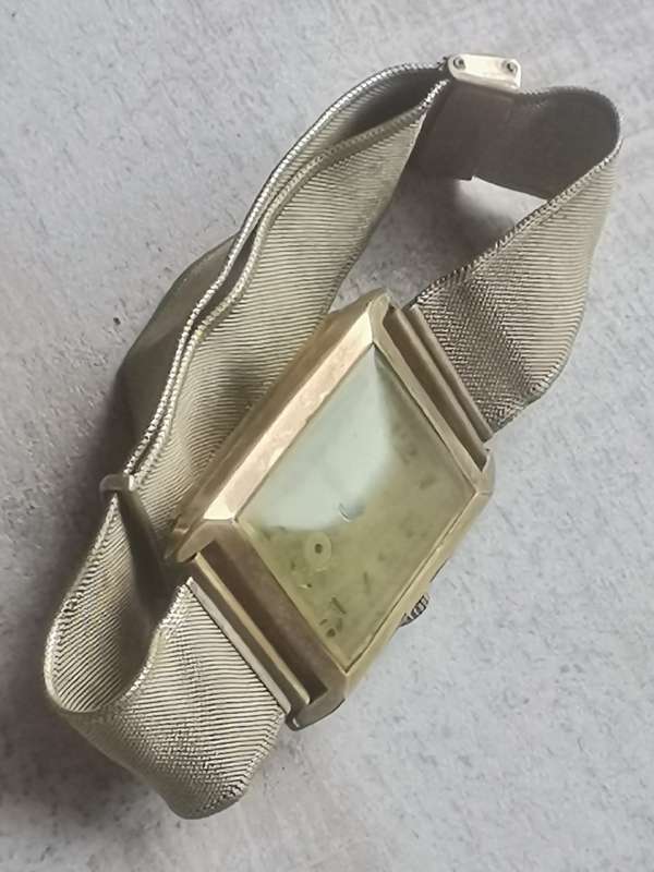 VINTAGE EBENHARD & CO. MENS SWISS MADE GOLD FILLED WATCH