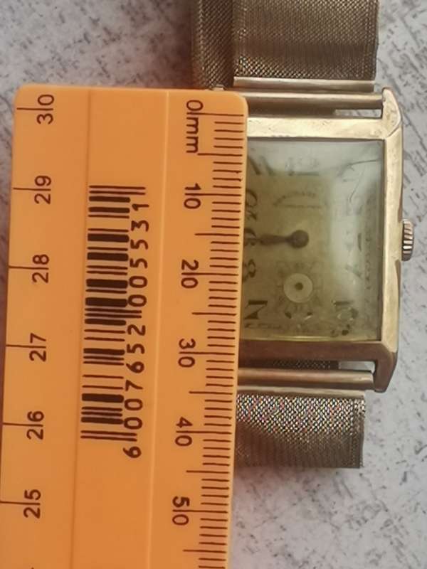 VINTAGE EBENHARD & CO. MENS SWISS MADE GOLD FILLED WATCH