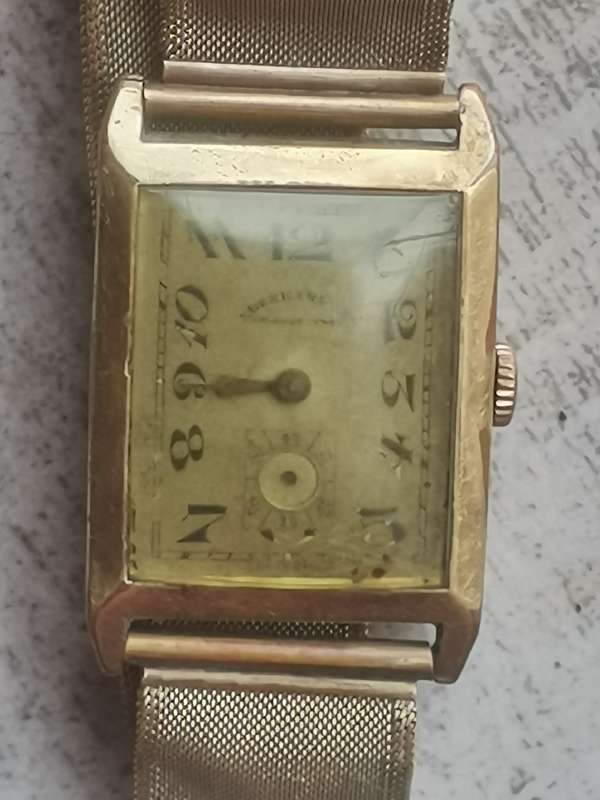 VINTAGE EBENHARD & CO. MENS SWISS MADE GOLD FILLED WATCH
