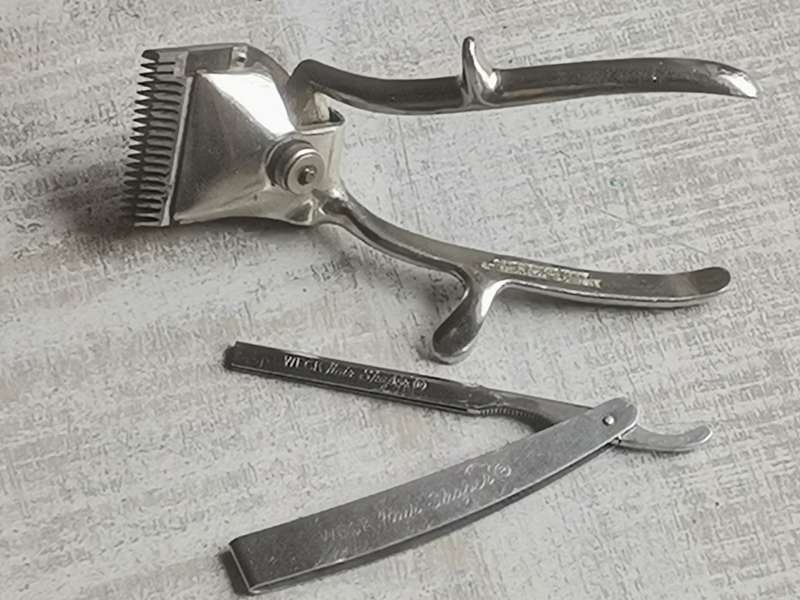 VINTAGE ORIGINAL BROWNS 1939 CLIPPER AND WECK HAIR SHAPER BIDDING FOR BOTH