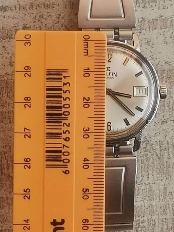 VINTAGE MENS DELFIN EDOX 17 JEWELS WATCH IN EXCELLENT WORKING CONDITION