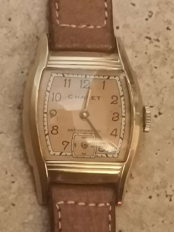 VINTAGE MID-CENTURY CHALET SWISS MADE ROLLED GOLD LADIES WATCH IN EXCELLENT CONDITION