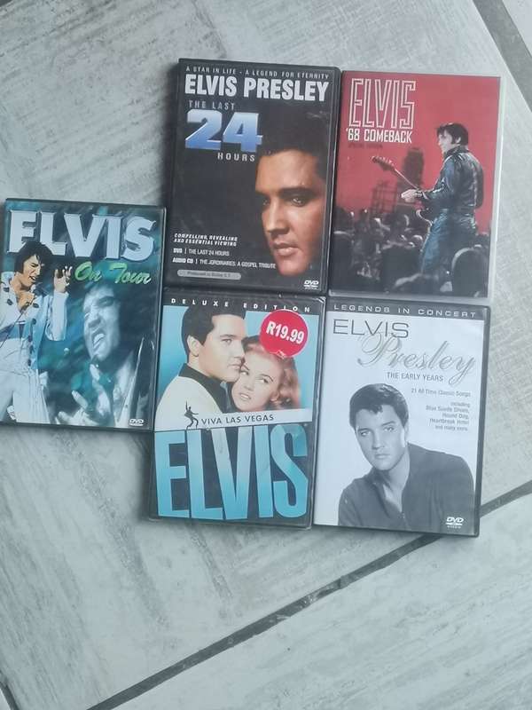 ELVIS PRESLEY DVD COLLECTION - BIDDING FOR ALL 5 DVD`S