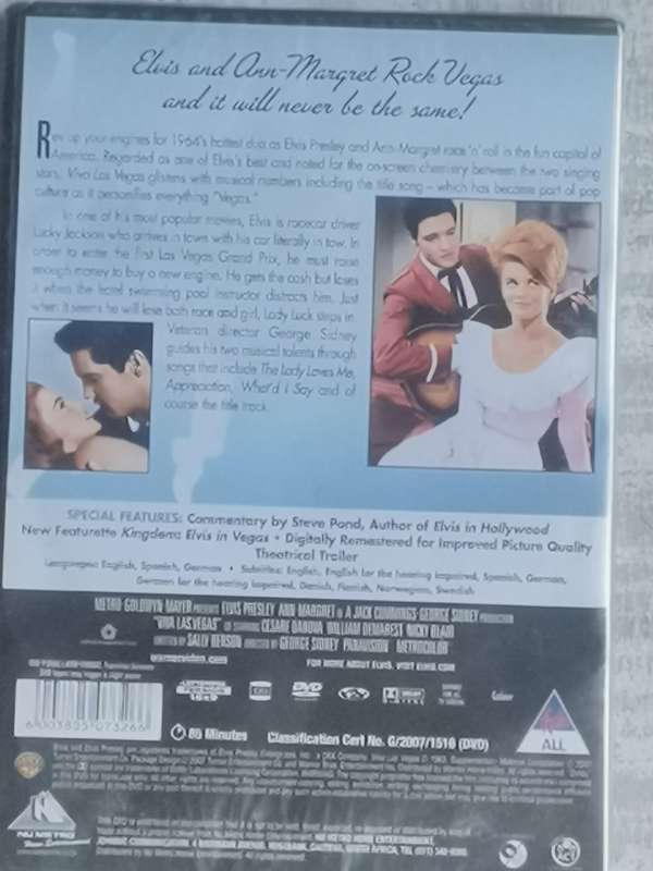 ELVIS PRESLEY DVD COLLECTION - BIDDING FOR ALL 5 DVD`S
