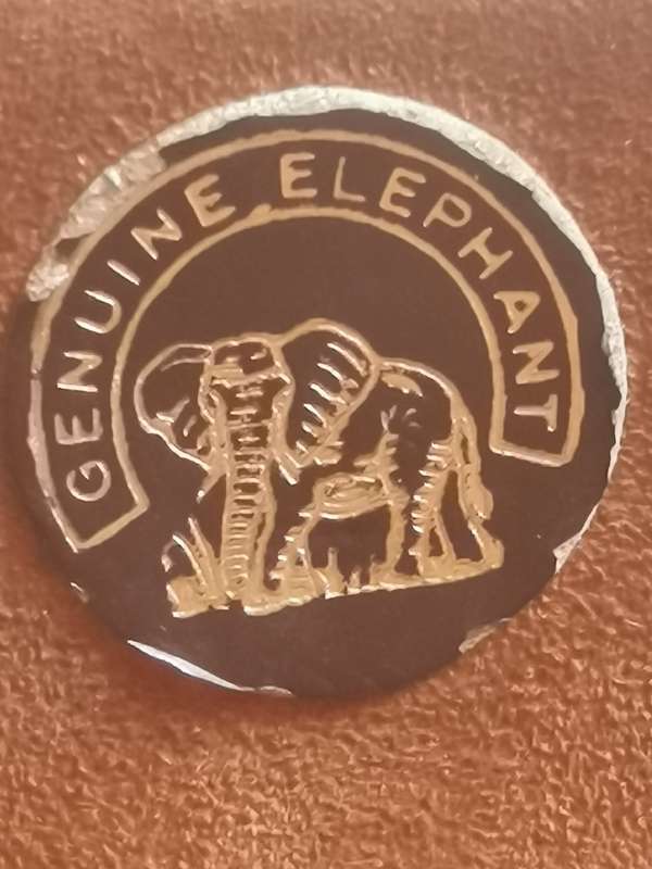 LADIES CORBEAU CURIO GENUINE ELEPHANT HANDBAG IN EXCELLENT CONDITION