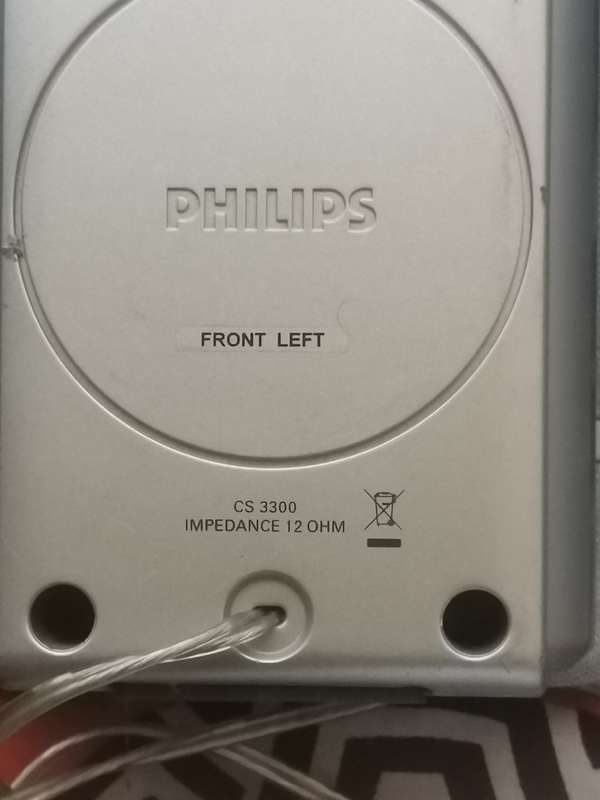 PHILIPS HTS3300 DVD HOME THEATRE SYSTEM