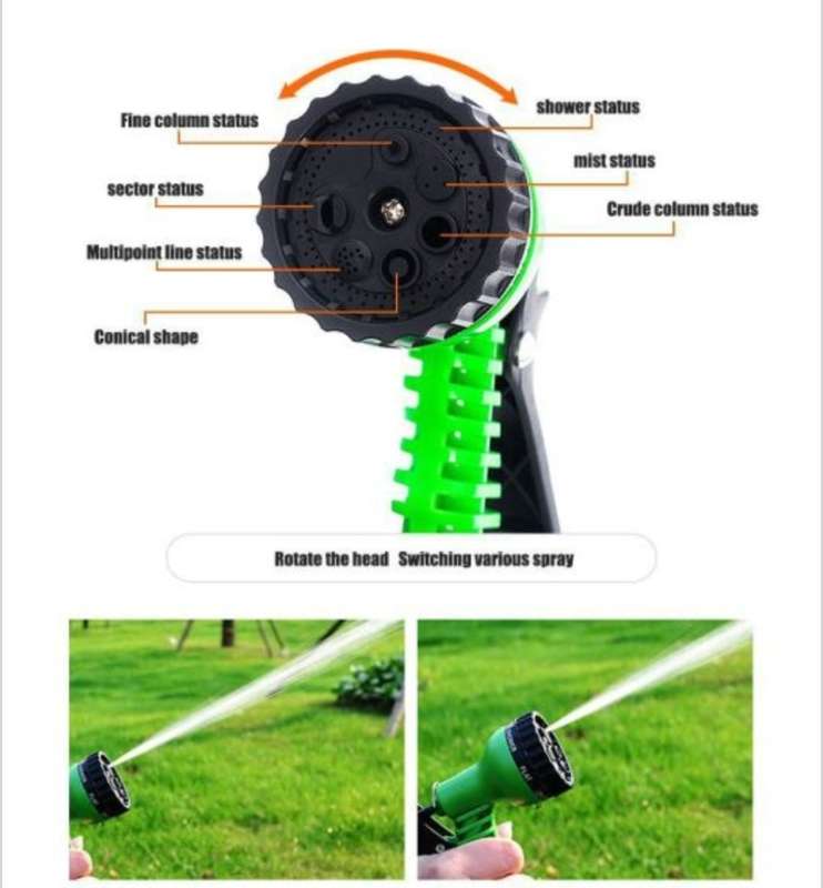 NEW EXPANDABLE MAGIC HOSEPIPE WITH FITTINGS