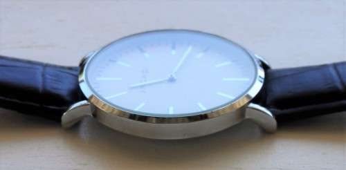JAGADI JW0003 Silver/Black Leather