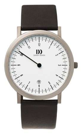 Danish Design titanium watch - mono hand IQ12Q820
