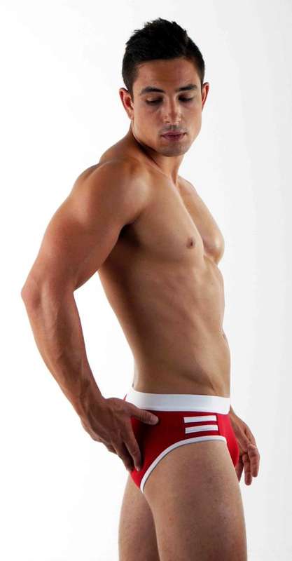 JAGADI Couture Undies 017 Red/White Medium