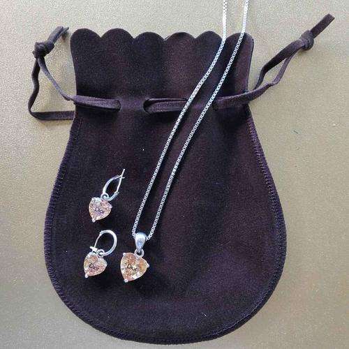 Set of Earrings & Pendant Dior Heart