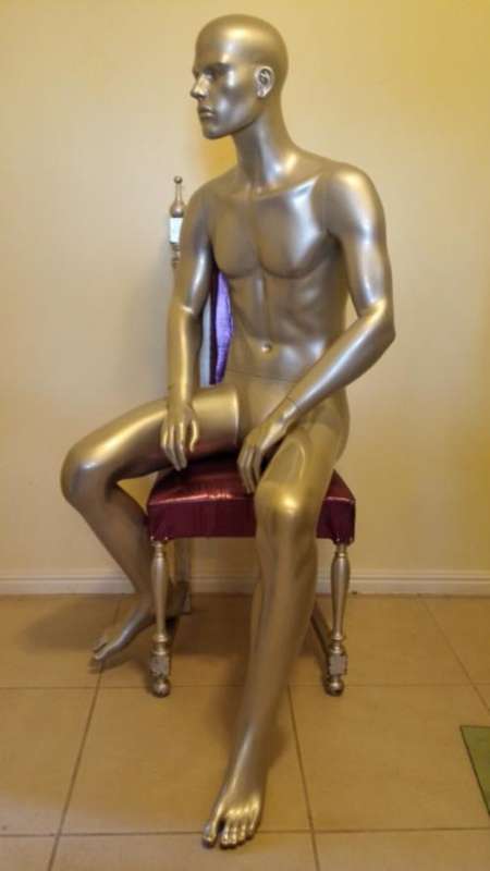Sitting Male Designer Mannequin