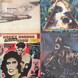 4 LP Bundle (Meatloaf, Beastie Boys, Def Leppard Rocky Horror)