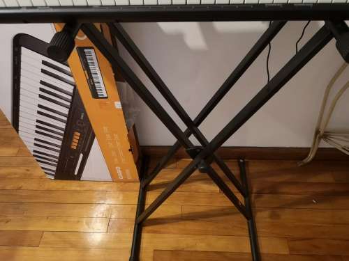 Casiotone 61 Key CT5100 and BK Double X-Style Keyboard Stand