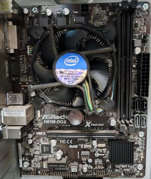 Computer Hardware Bundle Asrock H81m-dgs + CPU + Hard Drives + Memory