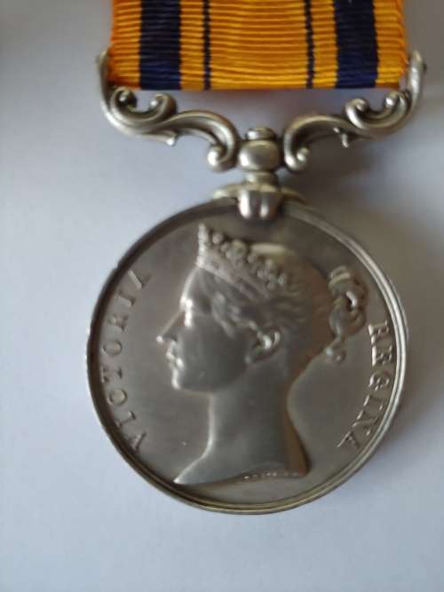 Zulu War Medal - SAGS - Pte T.Clarke - Royal Scots Fusiliers