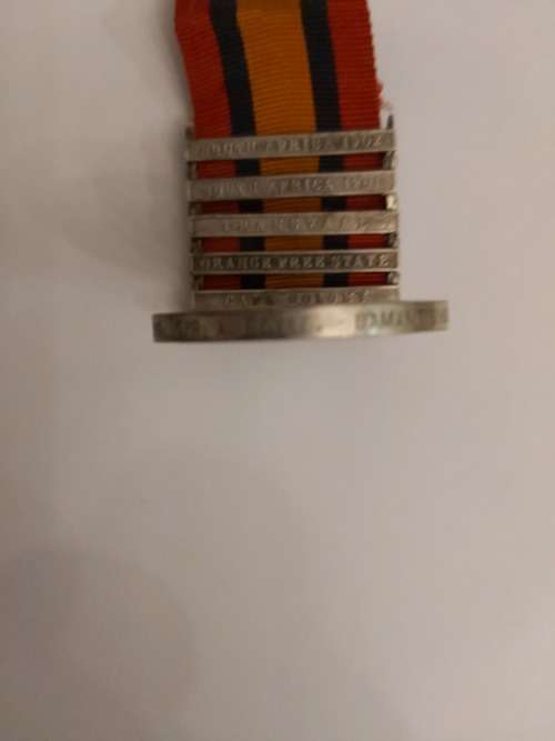 Boer War QSA Medal 316 Tpr.A.Royle Damants Horse.