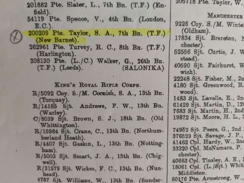 WW1 Medal MM winner