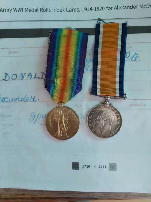 WW1 Medals Pair