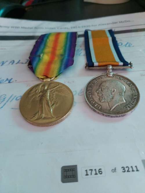 WW1 Medals Pair