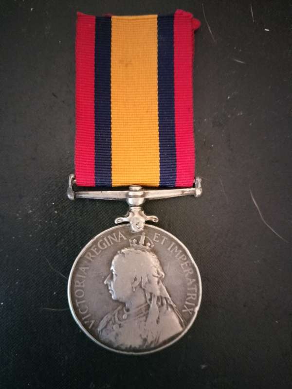 QSA . Boer War . Queens South Africa Medal