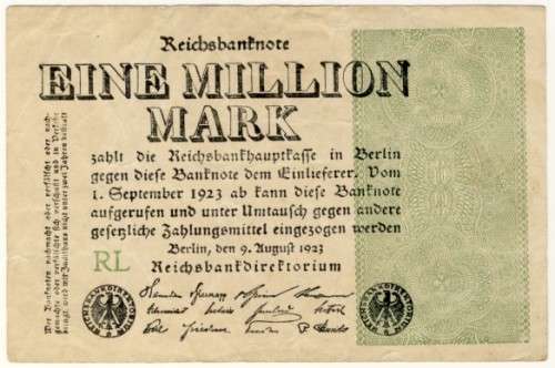 Germany - 1000000 Mark, 1923, One Million Mark, p101