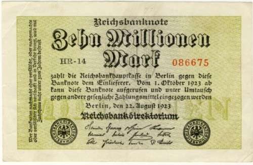 Germany - 10000000 Mark, 1923, Ten Million Mark, p106 a