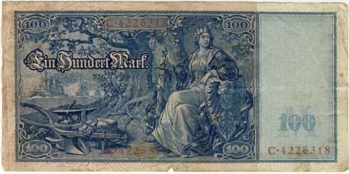 Germany - 100 Mark, 1910, one Hundred Mark, p42