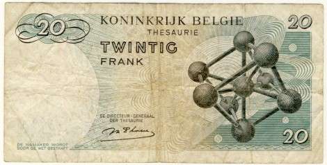Belgium - 20 Francs, 1964 , p138